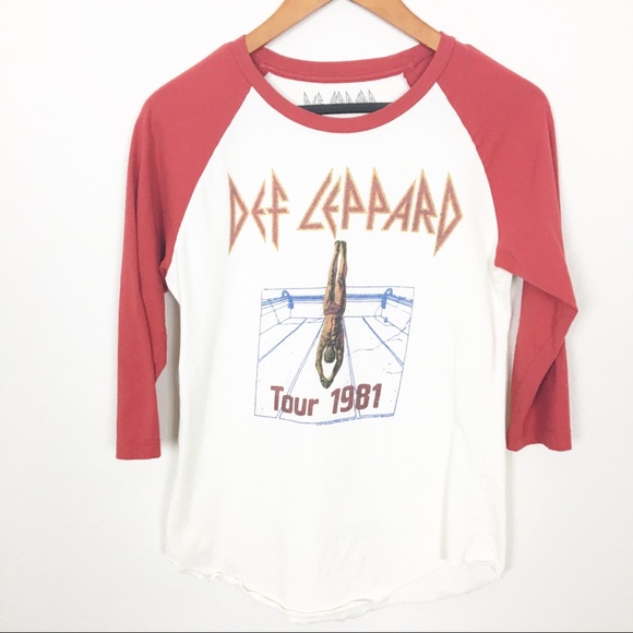 Tops - DEF LEPPARD concert tee M